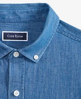 Club Room Men's Chambray Short-Sleeve Button-Down Pocket Shirt, Created for Macy's