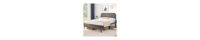gaomon Queen Bed Frame with Wooden Headboard and Footboard,Metal Queen Size Bed Frame