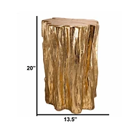 Slickblue Tree Trunk Stool for Rustic Home Decor and Unique Seating Option