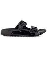 Ecco Women's Cozmo Two Band Leather Buckle Sandals