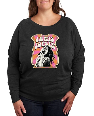 Hybrid Apparel Plus Janis Joplin Graphic Pullover Top