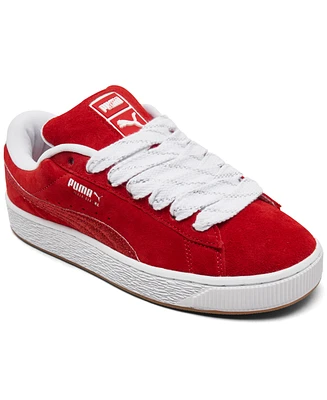 Puma Big Girls' Suede Xl Glitz Skate Casual Sneakers from Finish Line