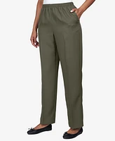 Alfred Dunner Women's Classic All Around Elastic Waist Accord Pant