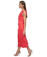 Dkny Women's Boat-Neck Sleeveless Sheath Dress
