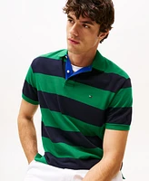 Tommy Hilfiger Men's Relaxed-Fit Stripe Rugby Polo