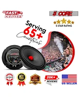 5 Core 8 Inch Midrange Door Speaker 500W Pmpo Subwoofer w Aluminum Bullet 8 Sub Woofer