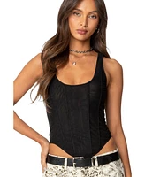 Edikted Women's Taty Mesh Corset