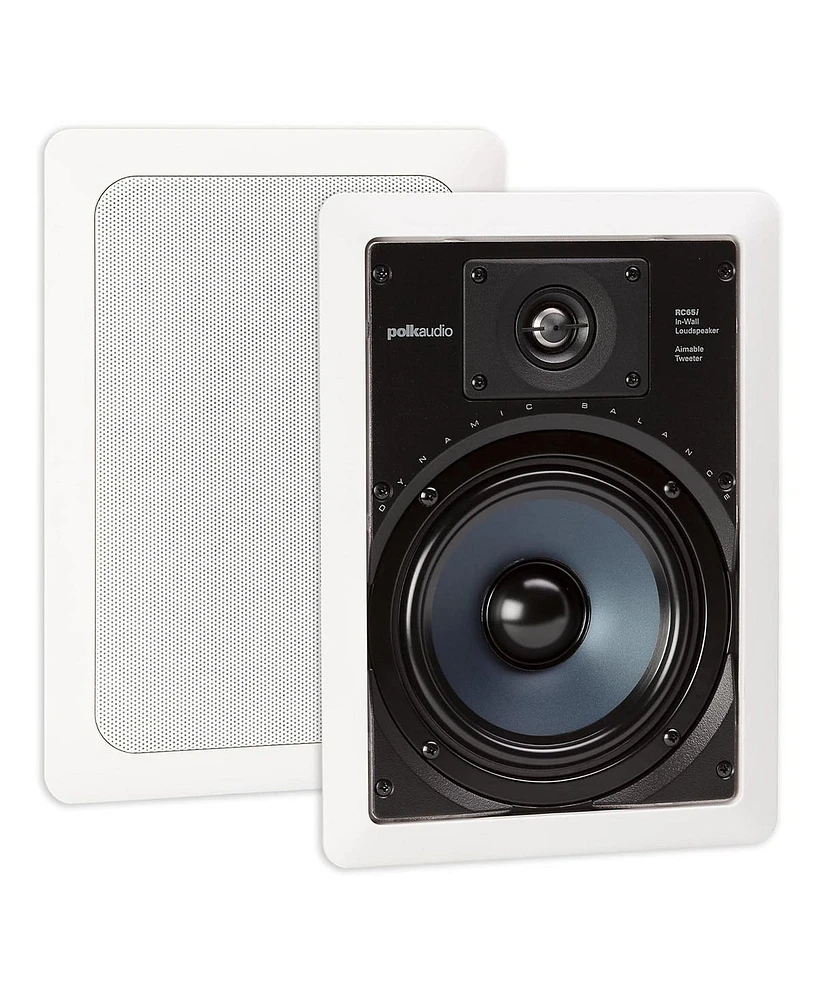 Polk Audio RC65i 6.5" In-Wall 2-Way Speakers - Pair