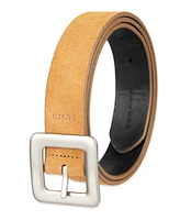 Levi's Women's Casual 2-In-1 Reversible Square Center Bar Buckle Belt