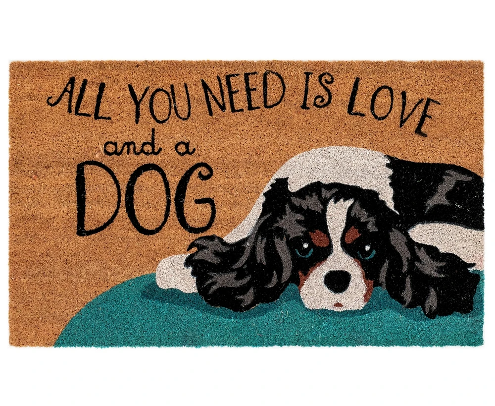 Liora Manne' Natura Love and A Dog 2'x3' Area Rug