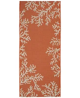 Liora Manne' Esencia Coral Edge 1'11"x4'11" Runner Area Rug