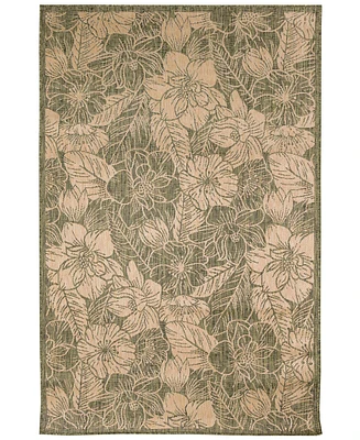 Liora Manne' Carmel Botanical 7'10"x9'10" Area Rug