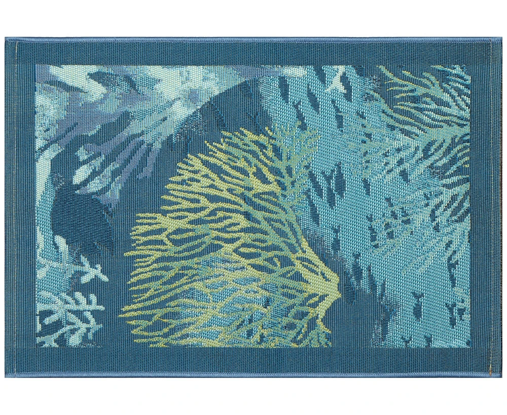 Liora Manne' Esencia Coral Garden 2'5"x3'11" Area Rug