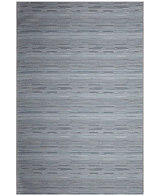 Liora Manne' Miranda Tweed Stripe 4'10"x7'6" Area Rug
