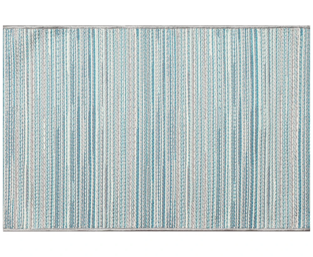 Liora Manne' Miranda Tweed Stripe 2'5"x3'11" Area Rug