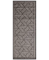 Liora Manne' Carmel Pyramid 1'11"x4'11" Runner Area Rug