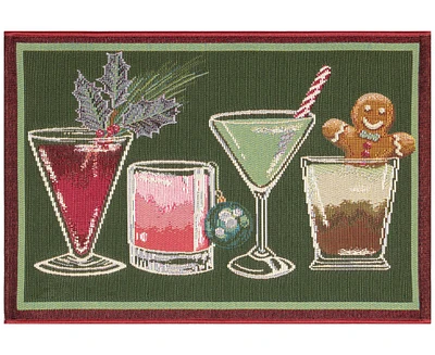 Liora Manne' Esencia Let's Get Jolly 2'x2'10" Area Rug