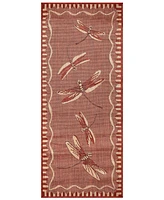 Liora Manne' Carmel Dragonfly 1'11"x4'11" Runner Area Rug