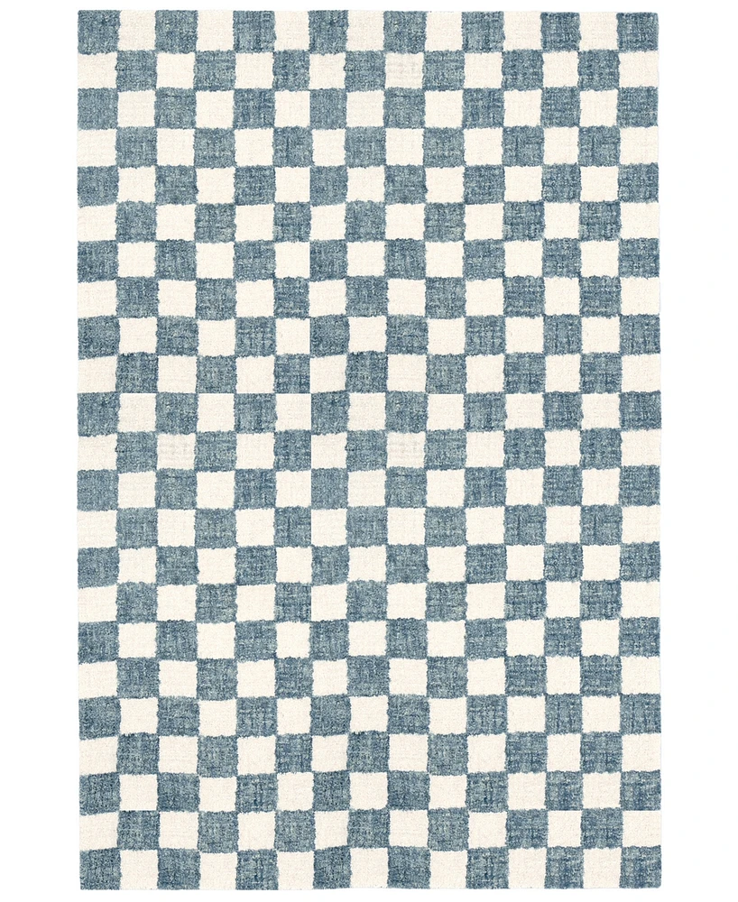 Liora Manne' Savannah Checkerboard 8'3"x11'6" Area Rug