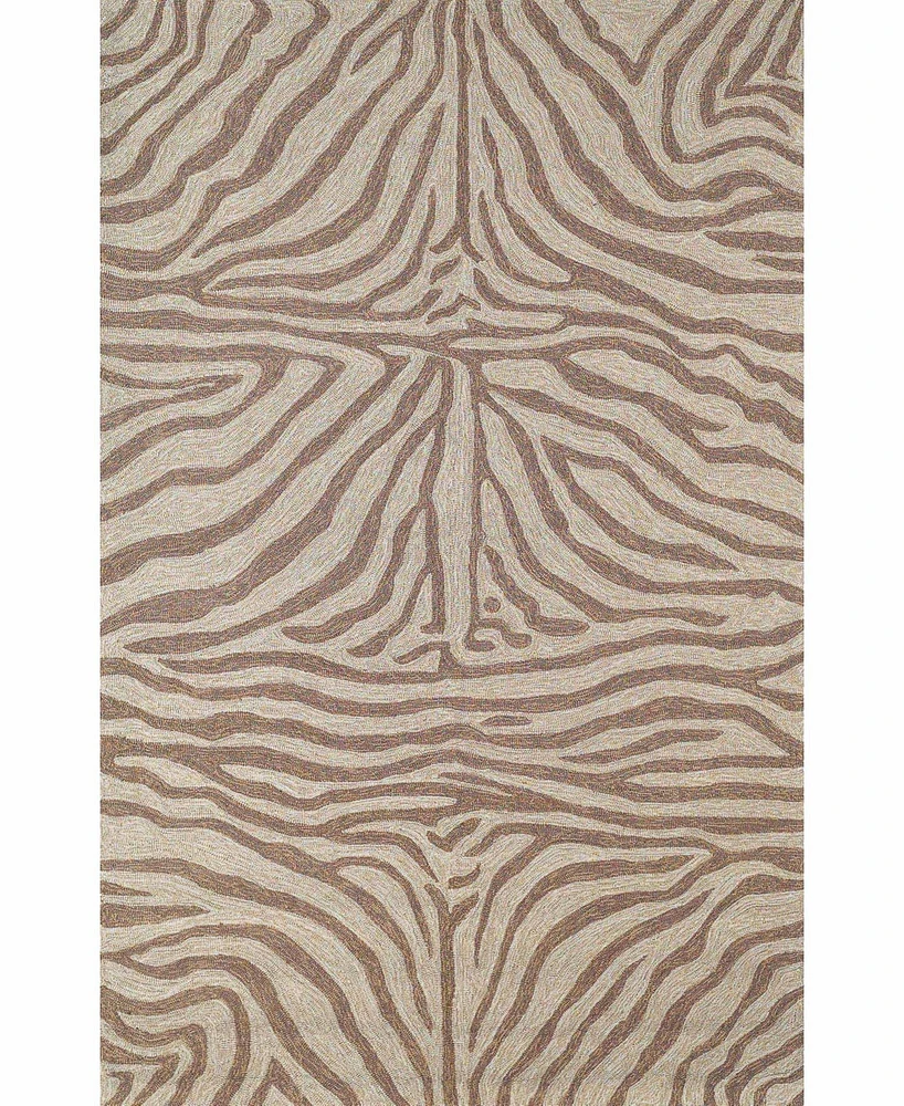 Liora Manne' Ravella Zebra 5'x7'6" Area Rug