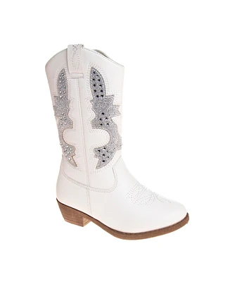 Kensie Girl Little Kids Zip-Up Cowgirl Boots