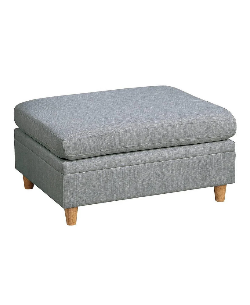 Slickblue Versatile Ottoman for Comfortable Seating and Storage in Living Room or Bedroom