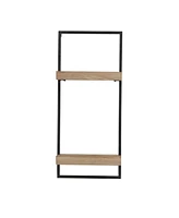 Slickblue Wall Shelf with 2 Tiers for Efficient and Stylish Storage