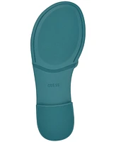 Guess Women's Elyho Logo Cutout Flat Jelly Sandals
