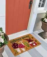Liora Manne' Natura Welcome Gnome 1'6"x2'6" Area Rug