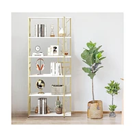 gaomon Open Modern Bookcase Shelf Storage Organizer