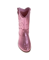 Kensie Girl Little Kids and Big Metallic Cowgirl Boots