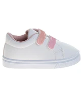 Laura Ashley Toddler Little Girl Hook and Loop Casual Sneakers