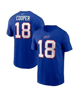 Nike Men's Amari Cooper Royal Buffalo Bills Name Number T-Shirt