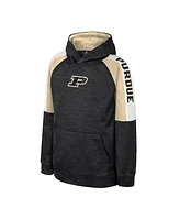 Colosseum Big Boys and Girls Black Purdue Boilermakers Pullover Hoodie