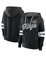 Fanatics Women's Black Los Angeles Kings Seize Fleece Pullover Hoodie