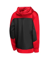 Nike Big Boys and Girls Red/Black Chicago Bulls Authentic On-Court Showtime Performance Full-Zip Hoodie