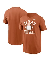 Nike Men's Burnt Orange Texas Longhorns Legacy Football Icon T-Shirt