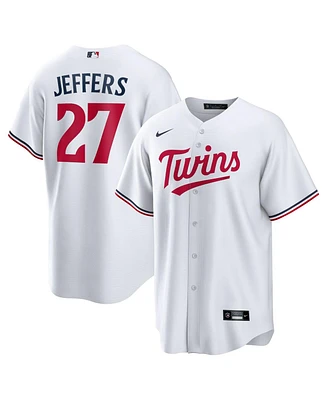 Nike Men's Ryan Jeffers White Minnesota Twins Home Replica Player Jersey