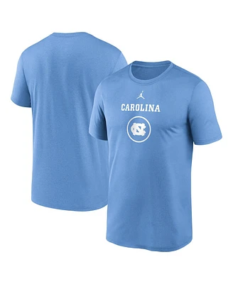 Jordan Men's Carolina Blue North Tar Heels On-Court Basketball Legend Practice Performance T-Shirt