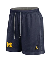 Jordan Men's Navy/Heather Gray Michigan Wolverines Player Shorts