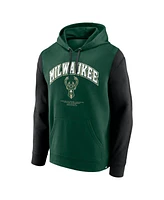 Fanatics Men's Hunter Green Milwaukee Bucks Scorer Pullover Hoodie