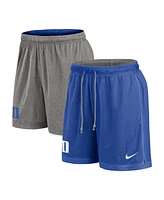 Nike Men's Royal/Heather Gray Duke Blue Devils Player Reversible Shorts