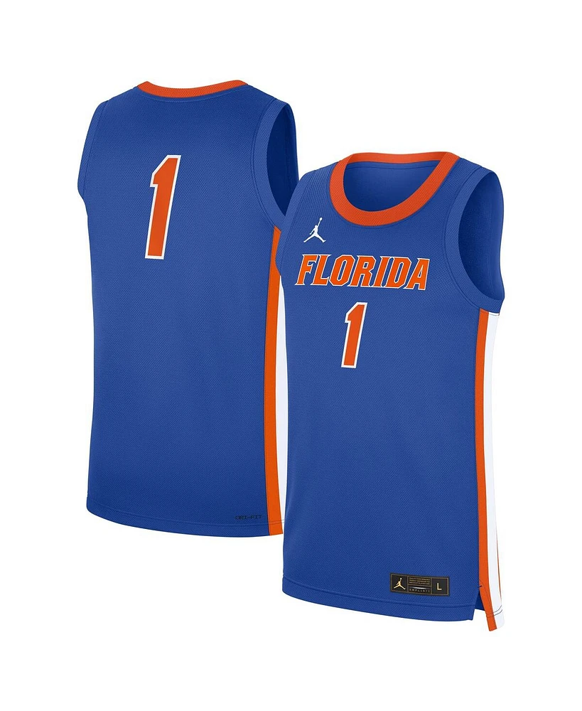 Jordan Men's Royal Florida Gators Road Replica Basketball Jersey