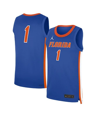 Jordan Men's Royal Florida Gators Road Replica Basketball Jersey