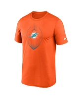 Nike Men's Orange Miami Dolphins Primetime Legend Icon Performance T-Shirt