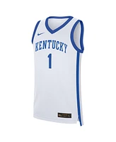 Nike Men's 1 White Kentucky Wildcats Home Replica Jersey