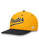 Nike Men's Gold/Black Pittsburgh Pirates Cooperstown Collection Pro Performance Snapback Hat