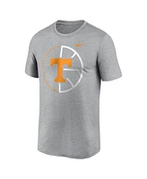 Nike Men's Heather Gray Tennessee Volunteers Legend Basketball Icon Performance T-Shirt