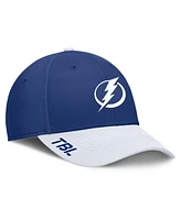 Fanatics Men's Blue/White Tampa Bay Lightning Authentic Pro Rink Flex Hat