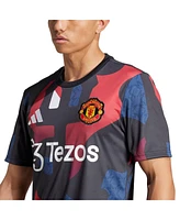 Adidas Men's Black Manchester United 2024/25 Pre-Match Jersey